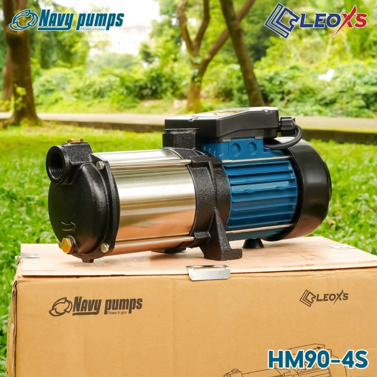 Máy bơm ly tâm 0.75kW Navy HM90-4S (  4 tầng cánh )