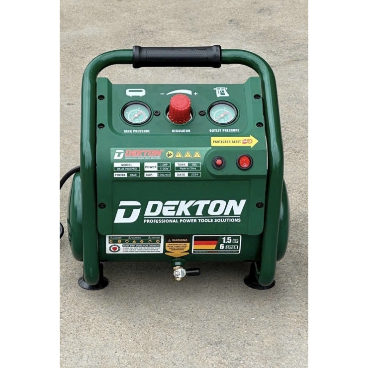 Máy nén khí không dầu 6 lít Dekton DK-AC2906PRO 1.5Hp