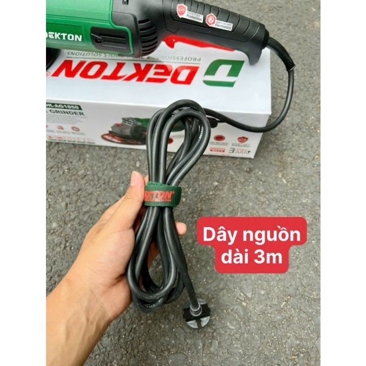 Máy mài góc 150mm Dekton DK-AG1850 chỉnh tốc tay dài