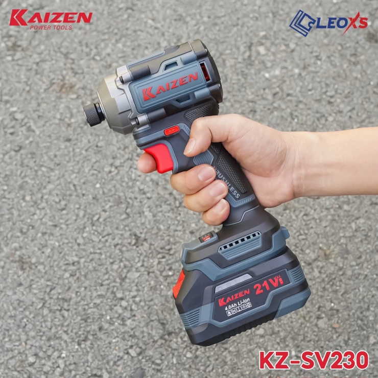 Máy siết vít 230Nm Pin 21V Kaizen KZ-SV230 Brushless