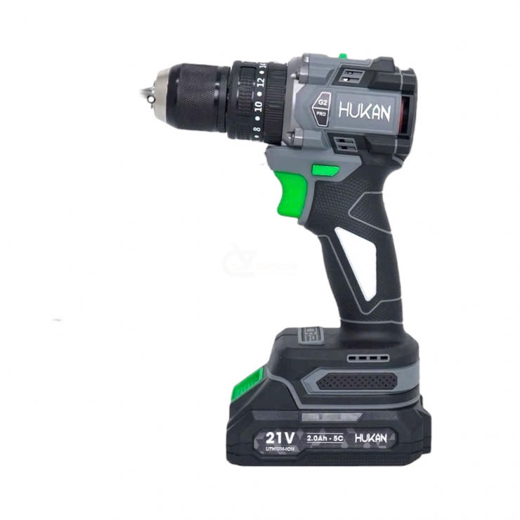 Máy khoan Pin 10mm Hukan HM21-G2C-K6 ( 3 chức năng )