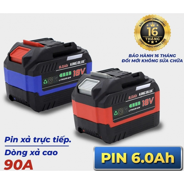 Máy siết bulong Pin 1000Nm KingBlue KM18SF ( cốt 1/2 inch )