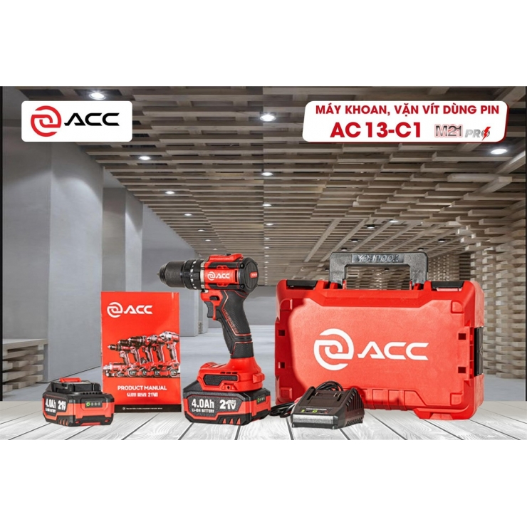 Combo máy khoan Pin 160Nm ACC AC13-C2PRO