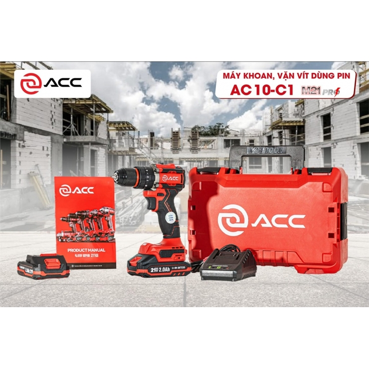 Combo máy khoan Pin 70Nm ACC AC10-C1PRO