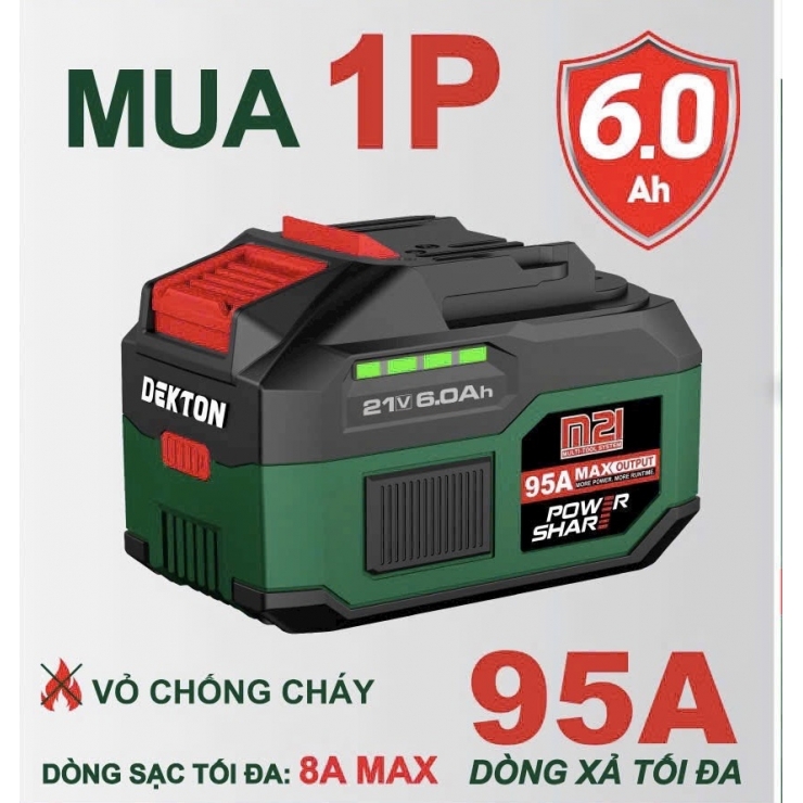 Máy cắt nhôm Pin 21V Dekton M21-CN210PLUS