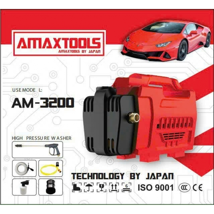 Máy rửa xe áp cao 3.2kW Amaxtools AM-3200 Chỉnh Áp