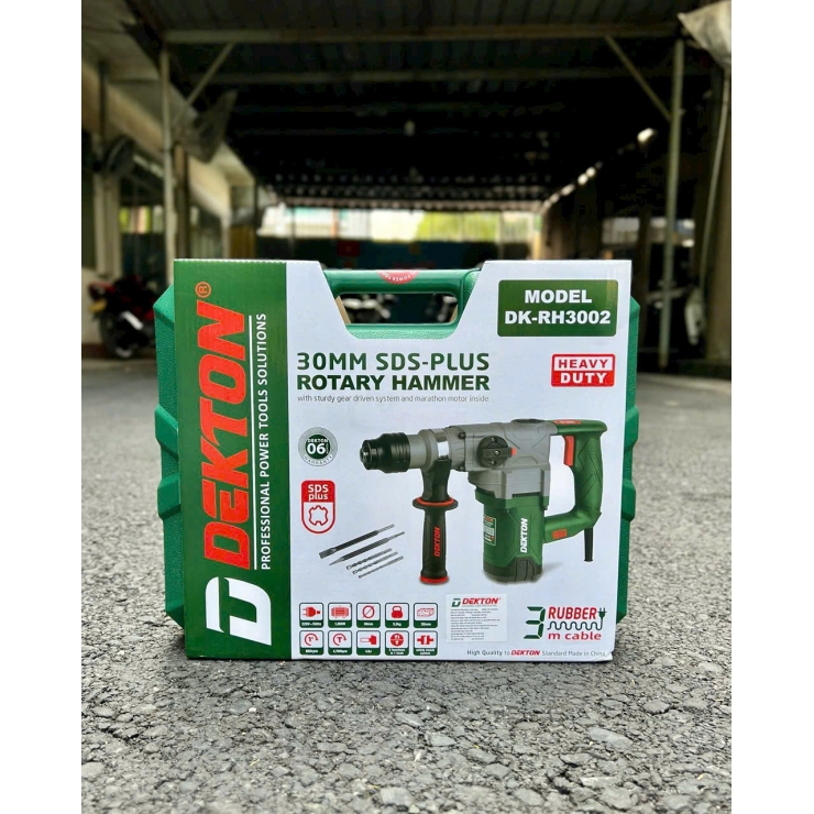 Máy khoan đục 1050w Dekton DK-RH3002 Hammer 4.8J