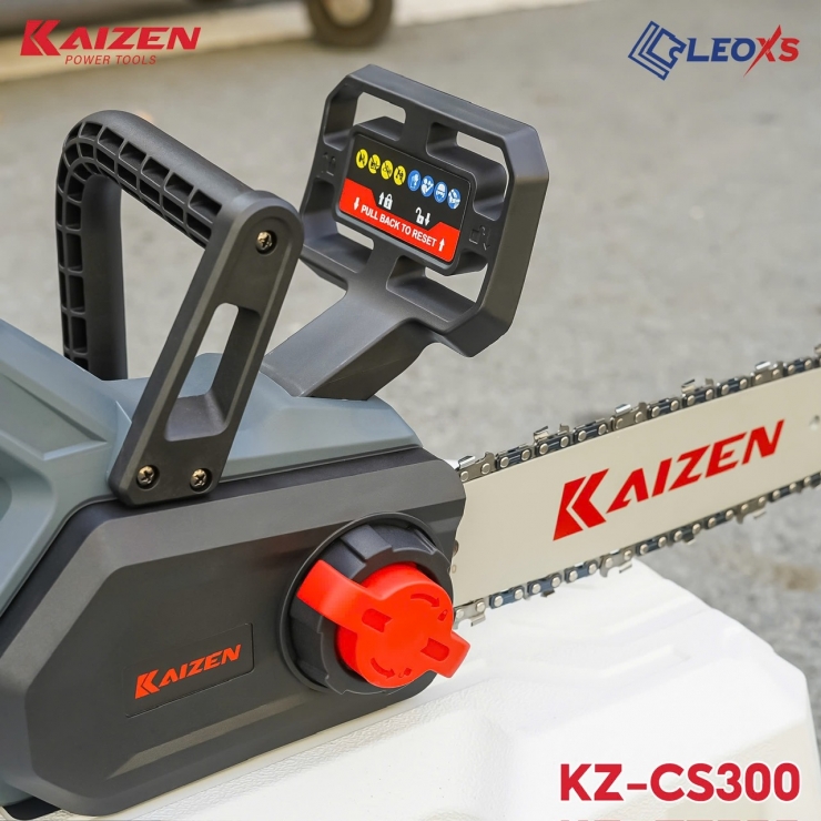 Máy cưa xích 350mm Pin 21V Kaizen KZ-CS300 Brushless