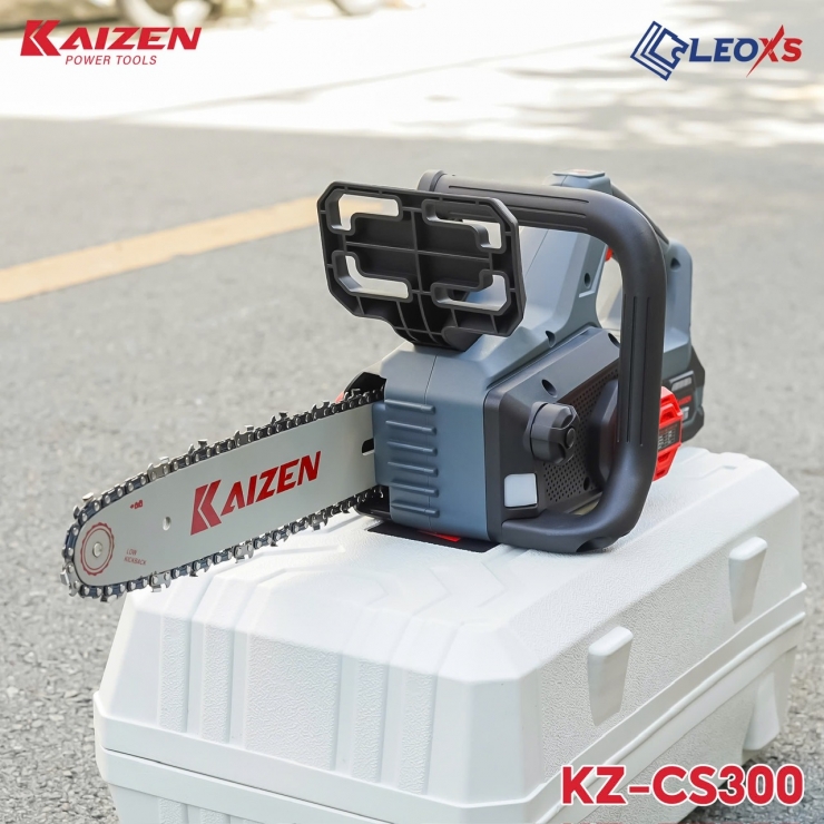Máy cưa xích 350mm Pin 21V Kaizen KZ-CS300 Brushless
