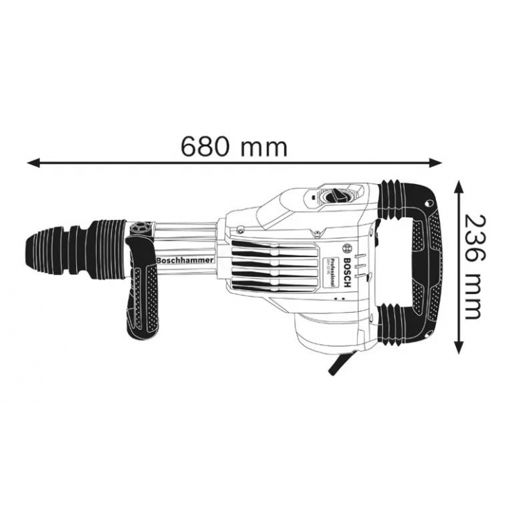 Máy đục bê tông 17mm Bosch GSH 11VC Professional