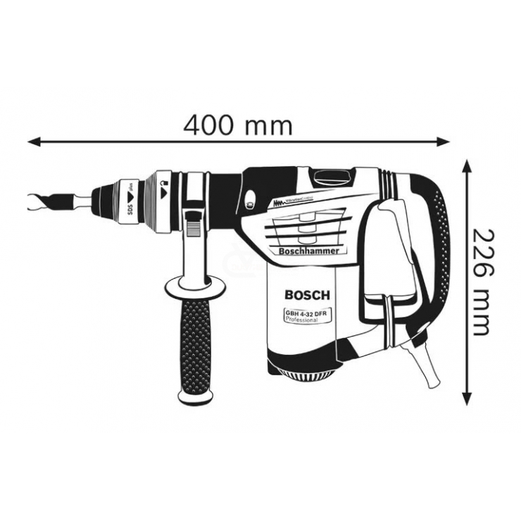 Máy khoan đục 14mm Bosch GBH 4-32 DFR Professional