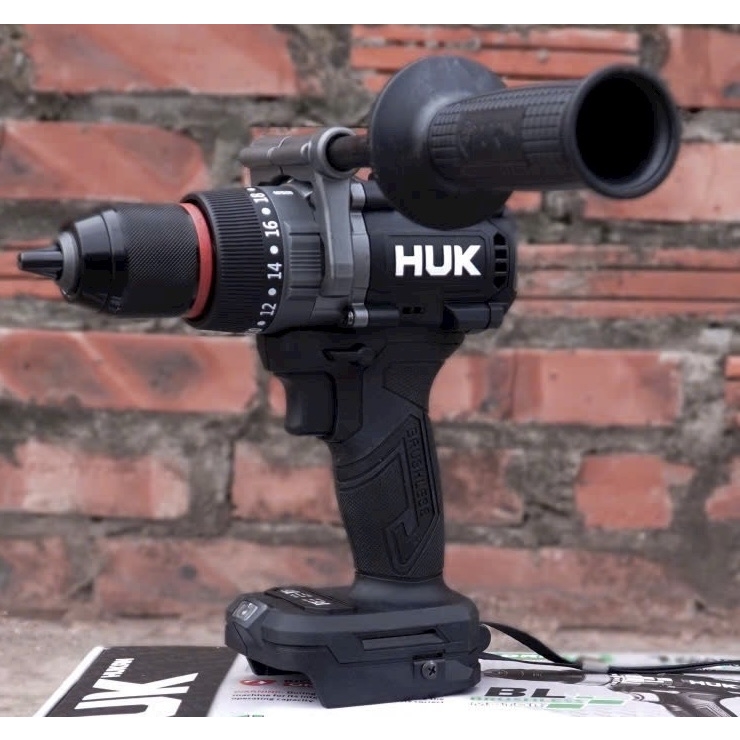 Máy khoan Pin 125Nm Hukan HM21-G3-Z1800 Tạo xung , Antikick Back On/Off