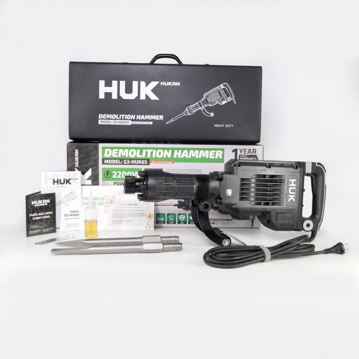 Máy đục bê tông 30mm Hukan G3-HUK65 2200W