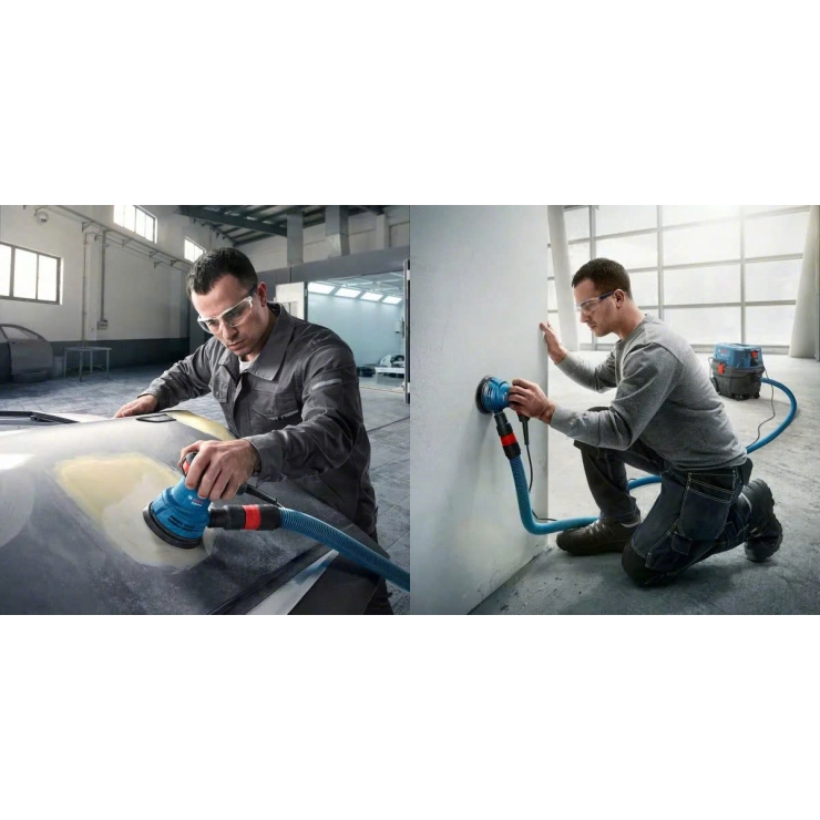 Máy chà nhám rung xoay 125mm Bosch GEX 125-1 AE Professional