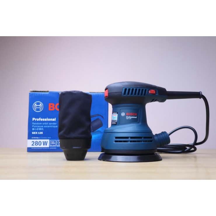 Máy chà nhám rung xoay 125mm Bosch GEX 125 Professional