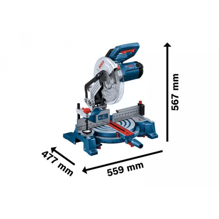 Máy cưa đa góc 1750W Bosch GCM 254 Professional