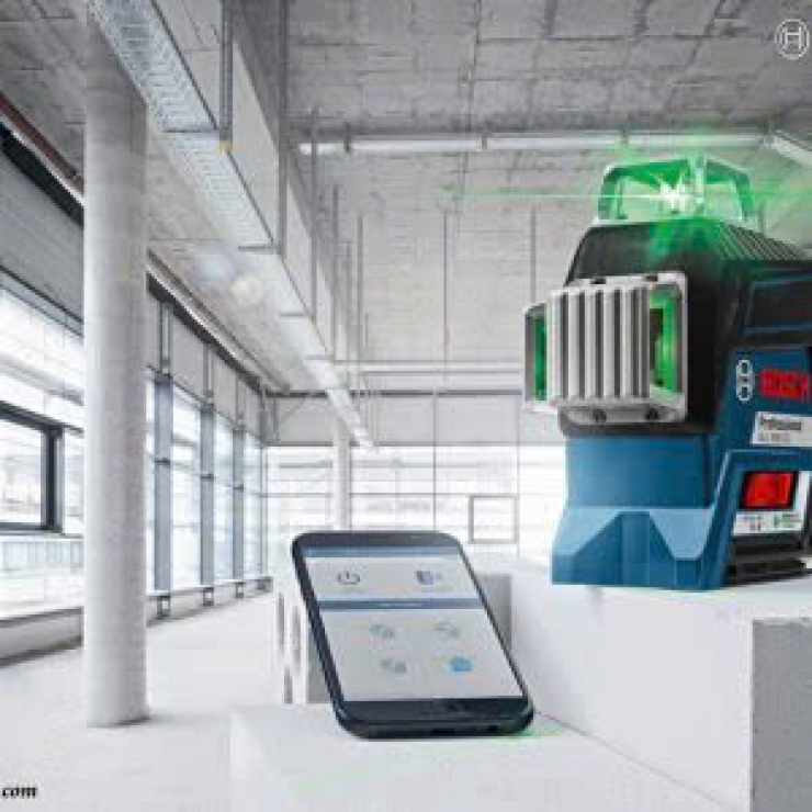 Máy cân bằng Laser Bosch GLL 3-80 CG Professional 3 x 360°