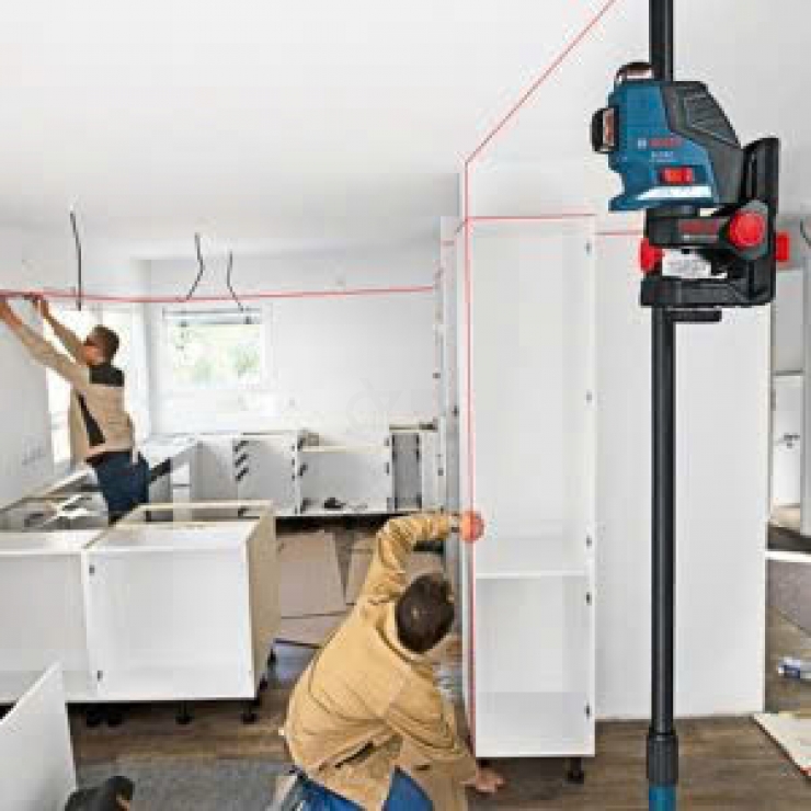 Máy cân bằng Laser Bosch GLL 3-80 Professional 3 x 360° Red