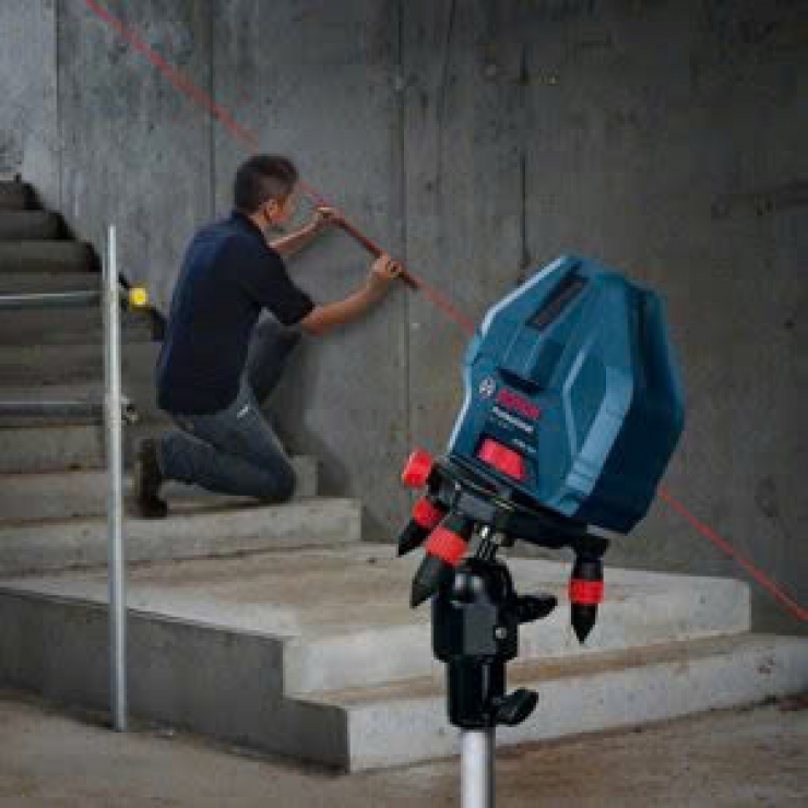 Máy cân mực Laseer Bosch GLL 5-50 X Professional 5 tia đỏ