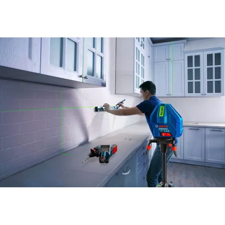 Máy cân bằng Laser 5 tia xanh Bosch GLL 50-15 XG Professional