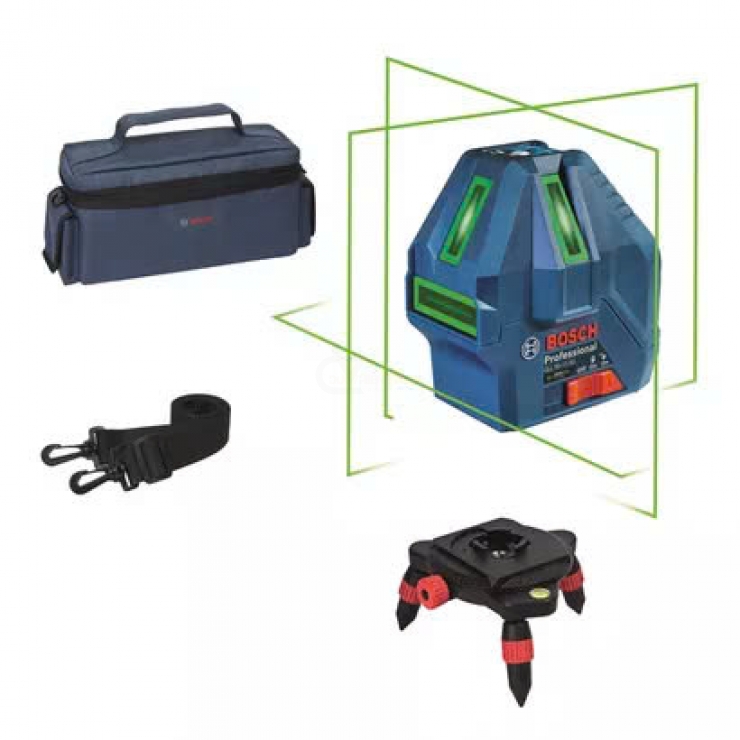 Máy cân bằng Laser 5 tia xanh Bosch GLL 50-15 XG Professional