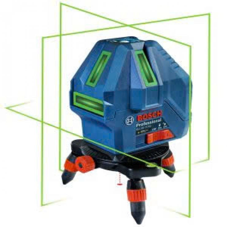 Máy cân bằng Laser 5 tia xanh Bosch GLL 50-15 XG Professional