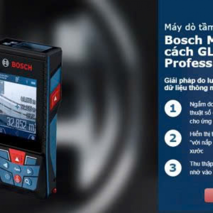 Thước đo khoảng cách 150m Bosch GLM 150 C Professiona