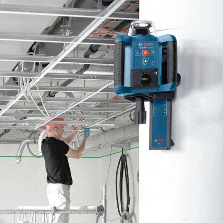 Máy định vị laser xoay 300m Bosch GRL 300 HVG Set Professional
