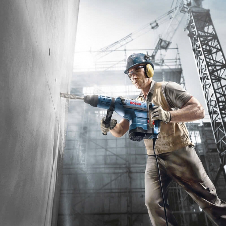 Máy khoan đục 1500W Bosch GBH 8-45 DV Professional