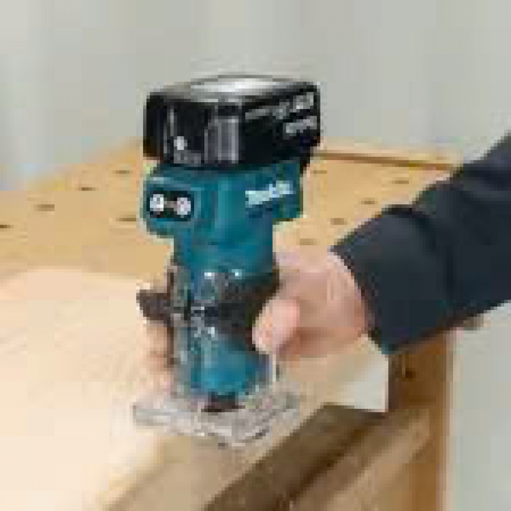 Máy soi gỗ Pin 18V Makita DRT52Z Brushless 6.35mm