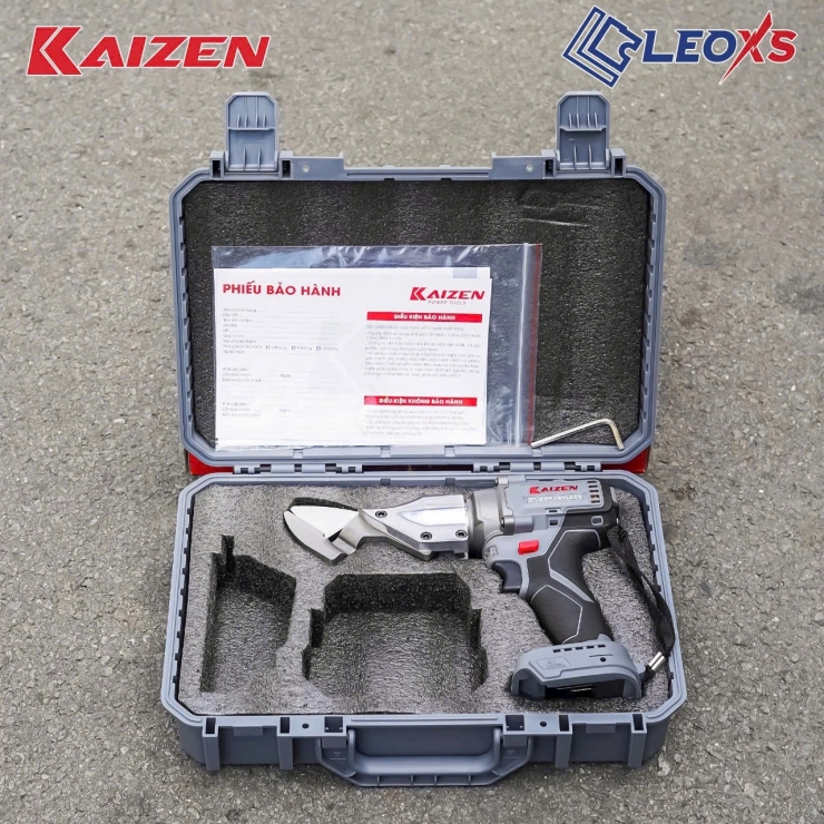 Kéo cắt tôn 1.2mm Pin 21V Kaizen KZ-CT120 Brushless