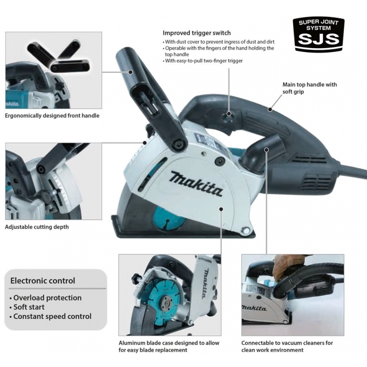 Máy cắt tường 2 lưỡi 125mm Makita SG1250 1400W