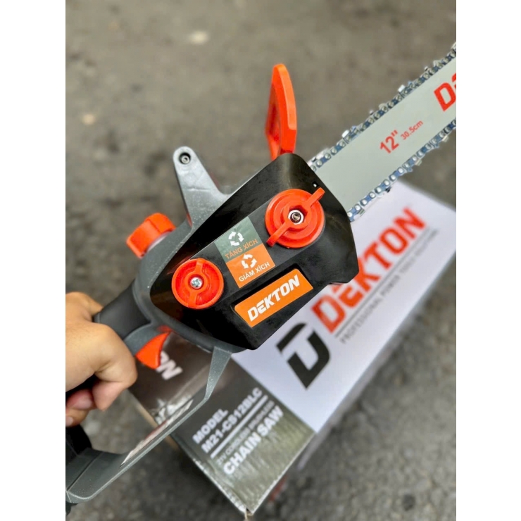 Máy cưa xích Pin 21V Dekton M21-CS12BLC Brushless 12inch