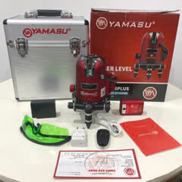 Máy cân mực Laser 5 tia xanh Yamasu YMS-388 PLUS