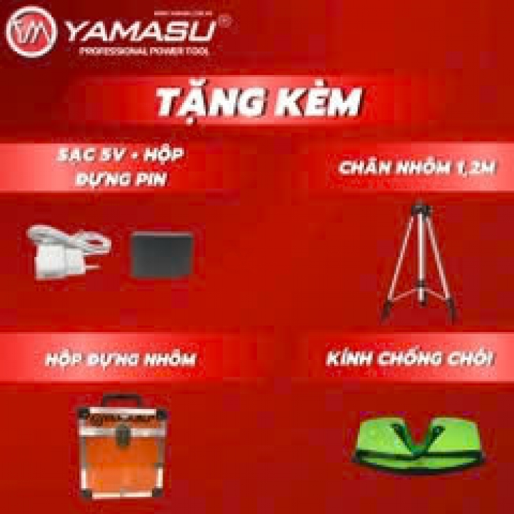 Máy cân bằng Laser 5 tia xanh Yamasu YMS-777 PRO