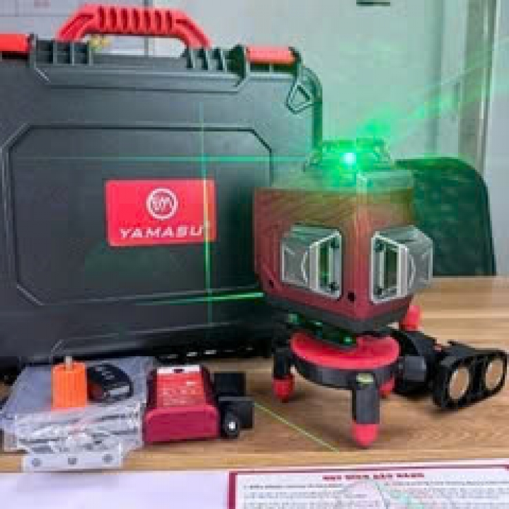 Máy cân mực 16 tia xanh Yamasu YMS-16D 360 độ