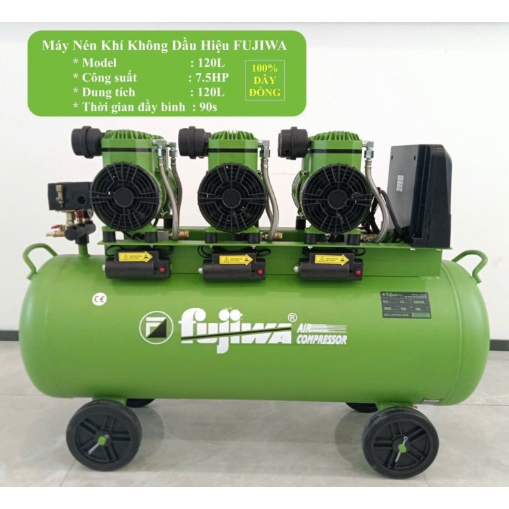 Máy nén khí công nghiệp 120 lít Fujiwa FJ-120 ( 7.5HP )