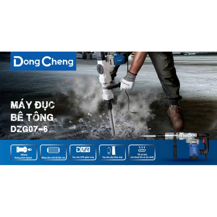 Máy đục bê tông 17mm Dongcheng DZG07-6 hammer