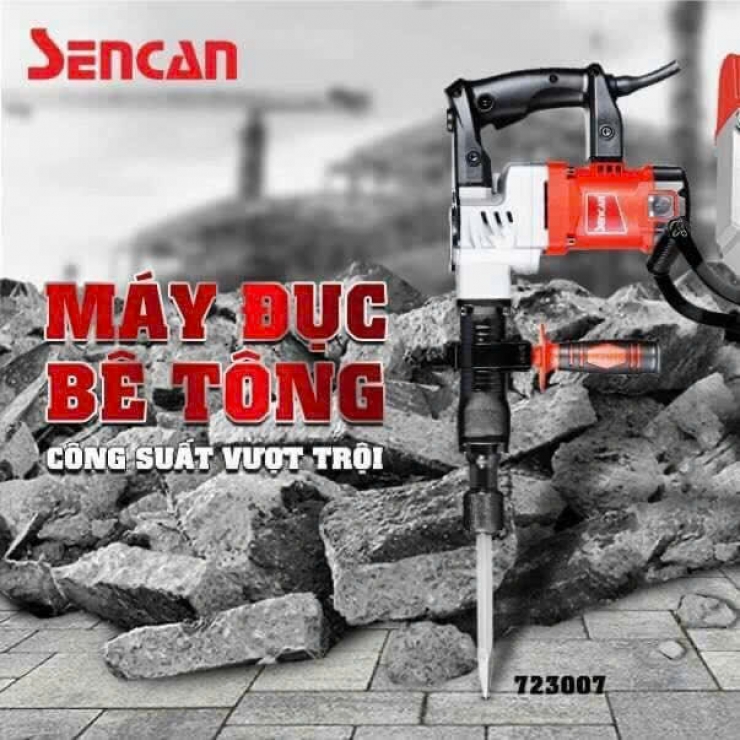Máy đục bê tông 17mm Sencan 723007 hammer 1100W