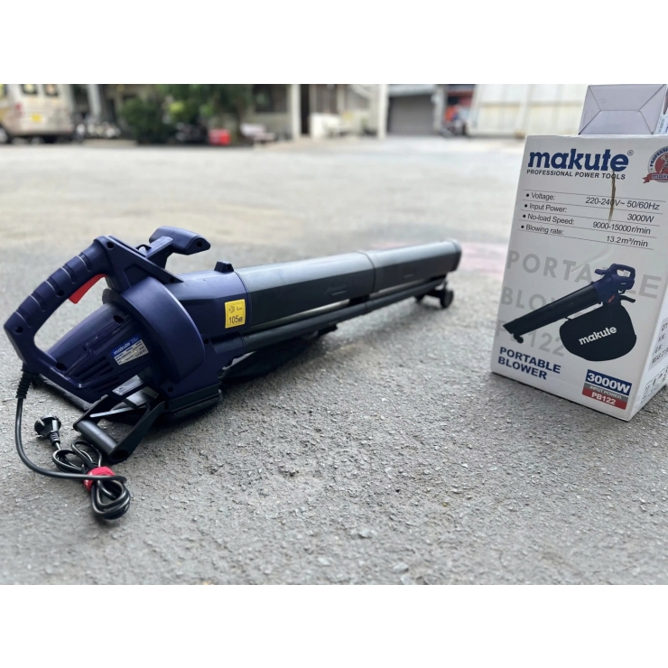 Máy thổi lá 2 chức năng Makute PB122 chỉnh tốc 3000W