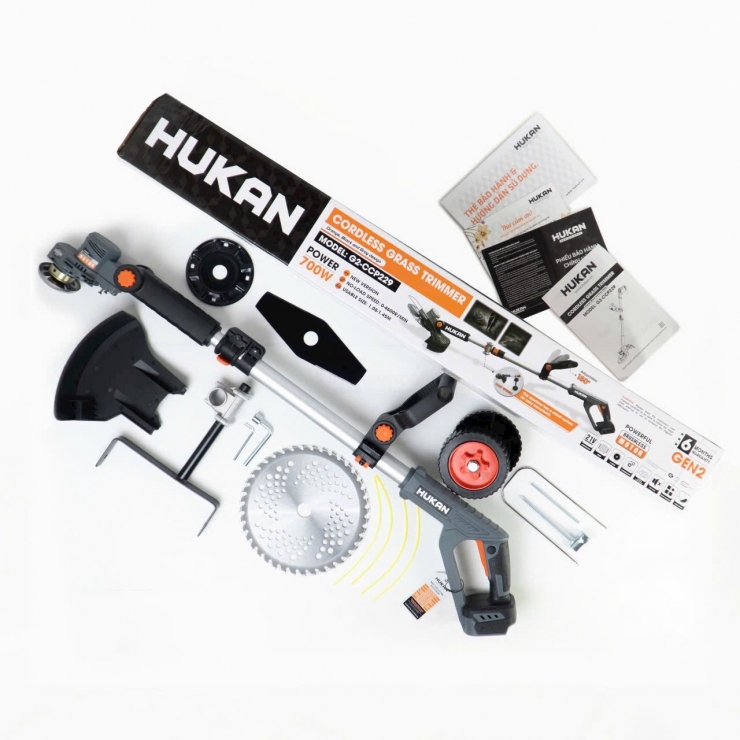 Máy cắt cỏ Pin 21V Hukan G2-CCP229 Brushless