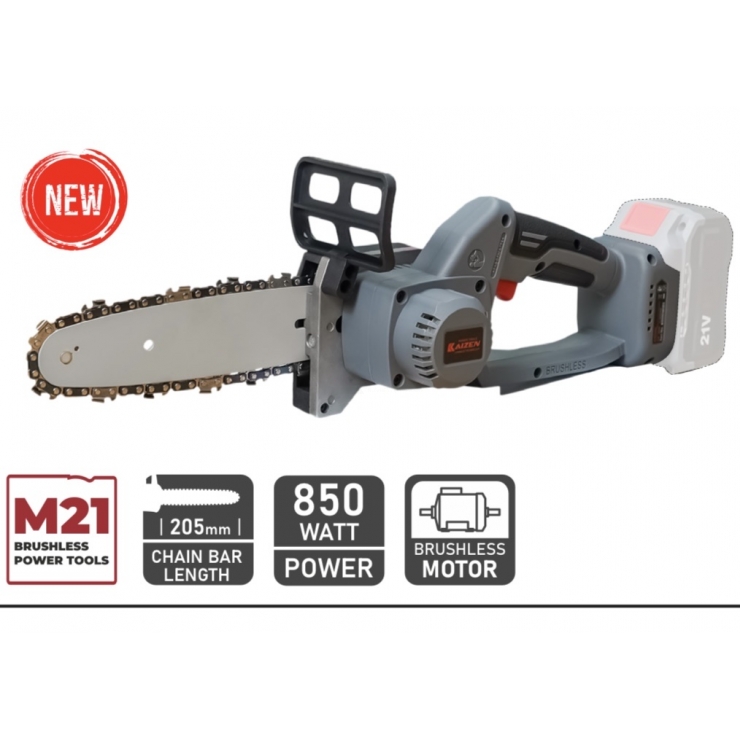 Máy cưa xích pin 21V Kaizen KZ-HS205BL