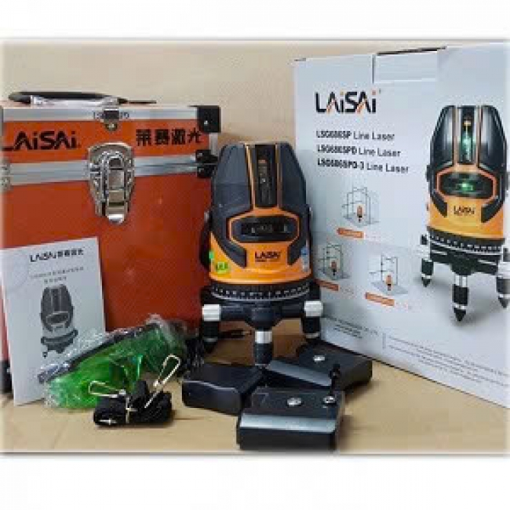 Máy cân bằng Laser 5 tia xanh Laisai LSG686SPD