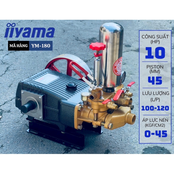 Đầu xịt công nghiệp 10Hp IIyama YM-180 