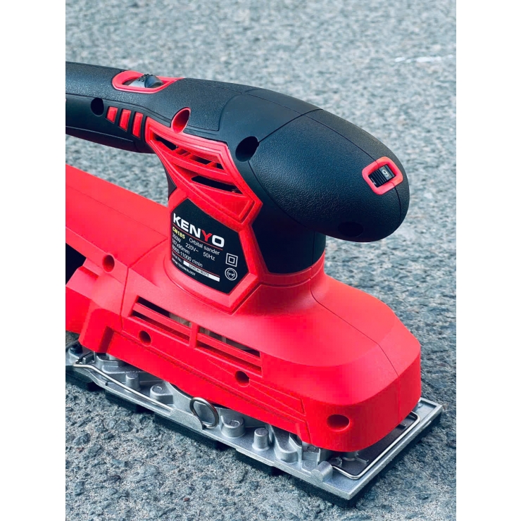 Máy chà nhám rung chữ nhật Kenyo CN185 chỉnh tốc