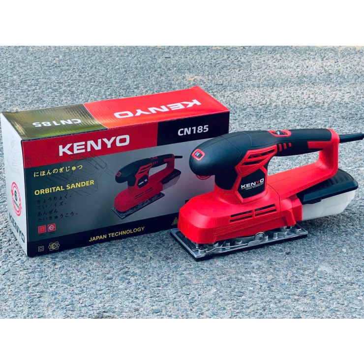 Máy chà nhám rung chữ nhật Kenyo CN185 chỉnh tốc
