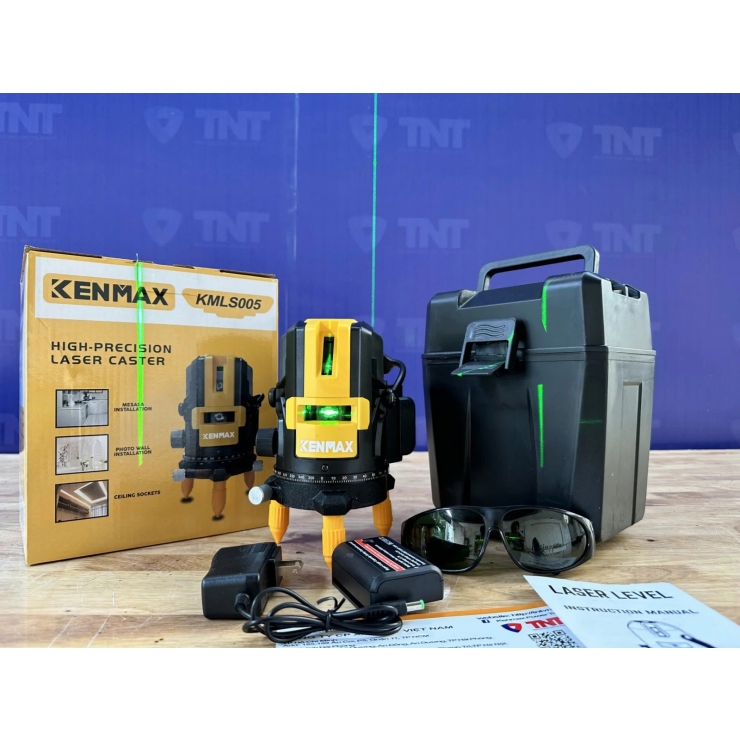 Máy cân bằng laser 5 tia xanh Kenmax KMLS005