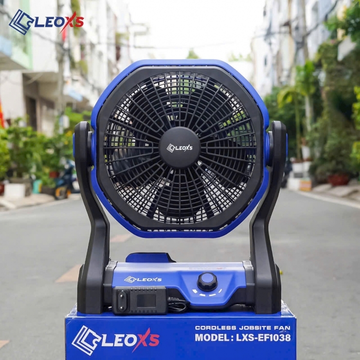Quạt Pin và điện Leoxs LXS-EF1038