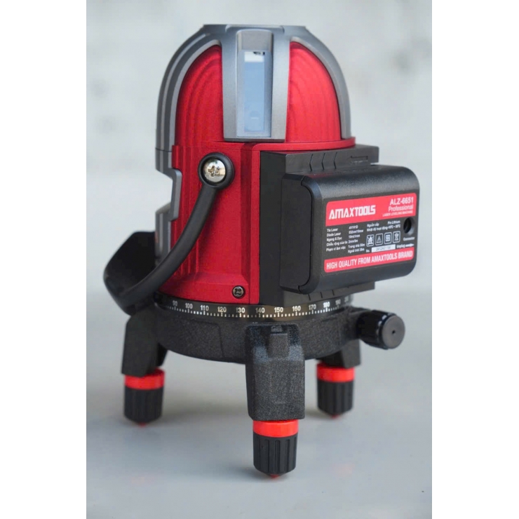 Máy cân bằng laser 5 tia xanh Amaxtools ALZ6651