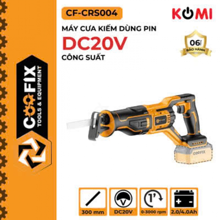 Máy cưa kiếm Pin 21V Coofix CF-CRS004 Brushless